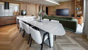 This is the kind of kitchen you've never seen before. New apartment designed by Torbosov on Bluewaters