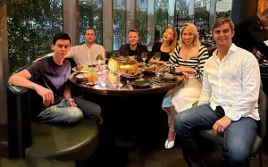 A dinner with top brokers