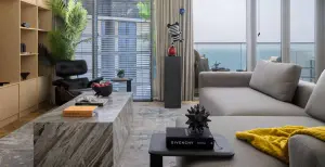 Aesthetic apartment: 4 bedrooms, 235 m² on Bluewaters with design by Torbosov