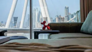 Aesthetic apartment: 3 bedrooms, 195 m² on Bluewaters with design by Oleg Torbosov