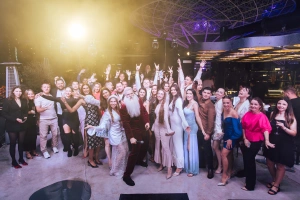 New Year's corporate party with Dubai team at Bluewaters