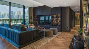 Torbosov's vinyl-designed apartment on Bluewaters is sold out