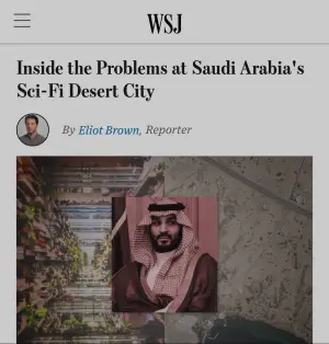 Saudi Arabia's dystopian The Line project may not be completed