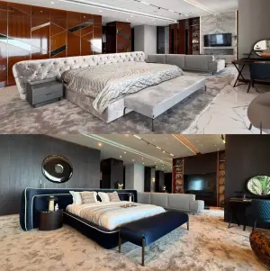 How do you add a touch of luxury to your bedroom?